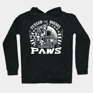 Fueled By Diesel Guided By Paws Hoodie
